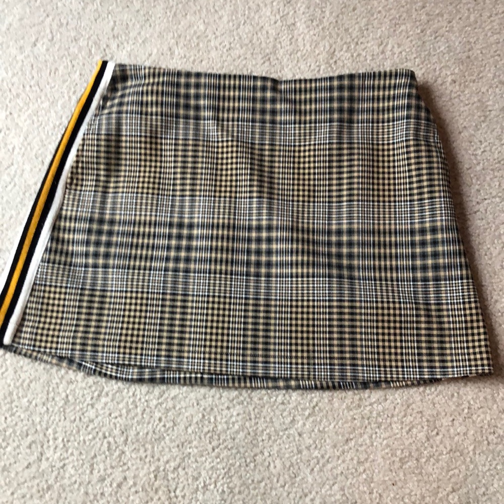 UO plaid mini skirt